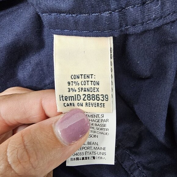 LL Bean Womens Utility Jacket M P Blue Field Military Chore Safari Barn Gorpcore - Picture 14 of 16